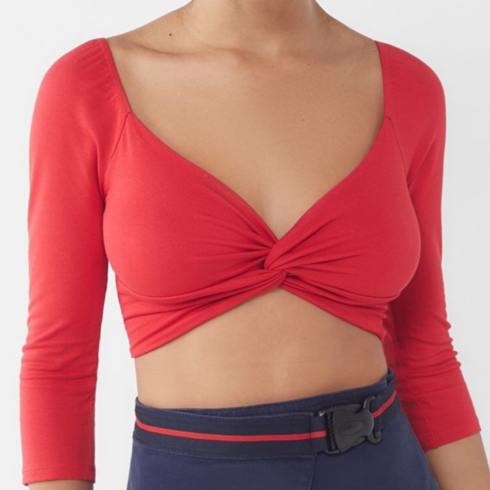 UO twist-front Cropped top